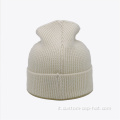 Beanie a maglia con logo personalizzato